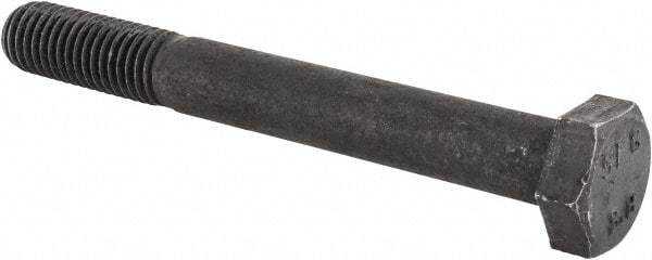 Value Collection - M12x1.75mm Metric Coarse, 100mm Length Under Head Hex Head Cap Screw - Partially Threaded, Grade 8.8 Steel, Uncoated, 19mm Hex - USA Tool & Supply