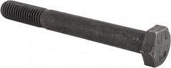 Value Collection - M12x1.75mm Metric Coarse, 100mm Length Under Head Hex Head Cap Screw - Partially Threaded, Grade 8.8 Steel, Uncoated, 19mm Hex - USA Tool & Supply