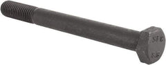 Value Collection - M12x1.75mm Metric Coarse, 120mm Length Under Head Hex Head Cap Screw - Partially Threaded, Grade 8.8 Steel, Uncoated, 19mm Hex - USA Tool & Supply
