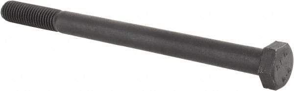 Value Collection - M12x1.75mm Metric Coarse, 160mm Length Under Head Hex Head Cap Screw - Partially Threaded, Grade 8.8 Steel, Uncoated, 19mm Hex - USA Tool & Supply