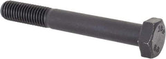 Value Collection - M12x1.75mm Metric Coarse, 90mm Length Under Head Hex Head Cap Screw - Partially Threaded, Grade 8.8 Steel, Uncoated, 19mm Hex - USA Tool & Supply