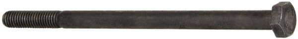 Value Collection - M8x1.25mm Metric Coarse, 130mm Length Under Head Hex Head Cap Screw - Partially Threaded, Grade 8.8 Steel, Uncoated, 13mm Hex - USA Tool & Supply