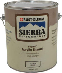 Rust-Oleum - 1 Gal Black Gloss Finish Acrylic Enamel Paint - Interior/Exterior, <0 gL VOC Compliance - USA Tool & Supply
