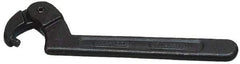 Martin Tools - 4-1/2" to 6-1/4" Capacity, Adjustable Pin Spanner Wrench - 12-1/8" OAL, 1/4" Hook Pin Height - USA Tool & Supply