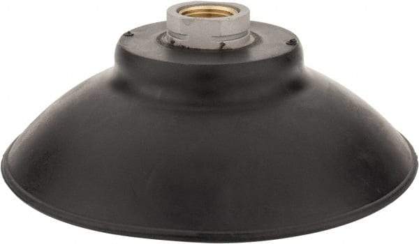 De-Sta-Co - 3/8 NPT Female Port, Flat, Vertical Vacuum Pad - Nitrile - USA Tool & Supply