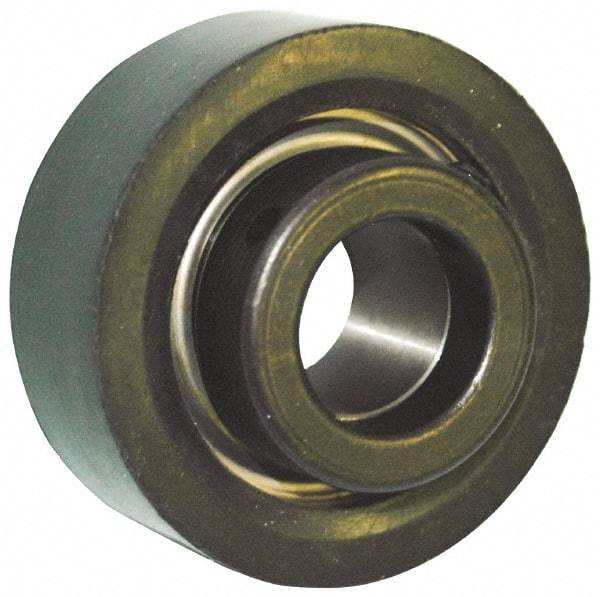 Browning - 15/16" ID x 2-17/32" OD, 2,801 Lb Dynamic Capacity, Eccentric Locking Insert Bearing - Rubber Grommet Housing, 52100 Steel Insert, 1" Race Width, 1,651 Lb Static Capacity - USA Tool & Supply