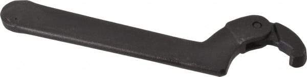 Martin Tools - 3/4" to 2" Capacity, Adjustable Hook Spanner Wrench - 6-3/8" OAL, 1/8" Hook Pin Height - USA Tool & Supply