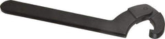 Martin Tools - 2" to 4-3/4" Capacity, Adjustable Hook Spanner Wrench - 11-3/8" OAL, 3/16" Hook Pin Height - USA Tool & Supply