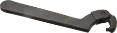 Martin Tools - 3/4" to 2" Capacity, Adjustable Pin Spanner Wrench - 6-3/8" OAL, 5/32" Hook Pin Height - USA Tool & Supply