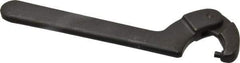 Martin Tools - 1-1/4" to 3" Capacity, Adjustable Pin Spanner Wrench - 8-1/8" OAL, 3/16" Hook Pin Height - USA Tool & Supply