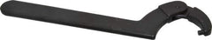 Martin Tools - 2" to 4-3/4" Capacity, Adjustable Pin Spanner Wrench - 11-3/8" OAL, 1/4" Hook Pin Height - USA Tool & Supply