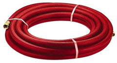 Parker - 25' Long, 3/4" Male x Female GHT, -40 to 200°F, Rubber High Temp & High Pressure Hose - 5/8" ID, Red, 125 psi - USA Tool & Supply