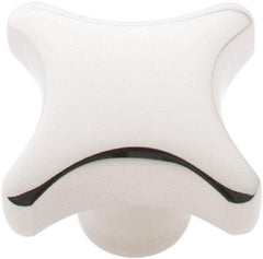 KIPP - 1.57" Head Diam, 4 Point Lobed Knob - 5/16-18 Hole, Stainless Steel - USA Tool & Supply