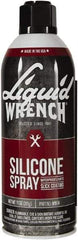 Liquid Wrench - 15 oz Aerosol Silicone Lubricant - Clear Yellow - USA Tool & Supply