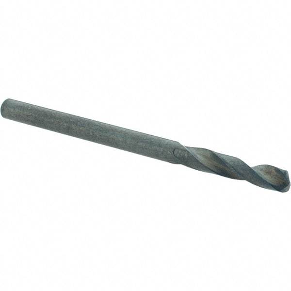 Guhring - 3.15mm 130° Spiral Flute Cobalt Screw Machine Drill Bit - Oxide Finish, Right Hand Cut, 18mm Flute Length, 49mm OAL, Standard Point, Straight Shank - USA Tool & Supply