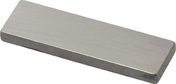 Mitutoyo - 0.1007" Rectangular Steel Gage Block - Accuracy Grade AS-1, Includes Certificate of Inspection - USA Tool & Supply