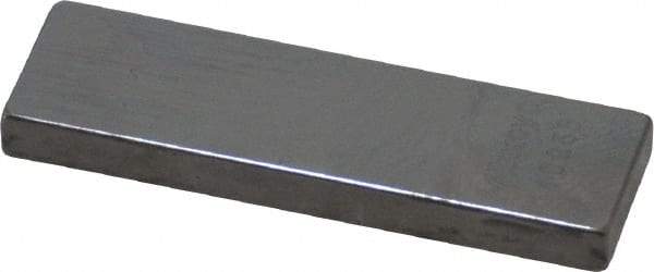 Mitutoyo - 0.11" Rectangular Steel Gage Block - Accuracy Grade AS-1, Includes Certificate of Inspection - USA Tool & Supply