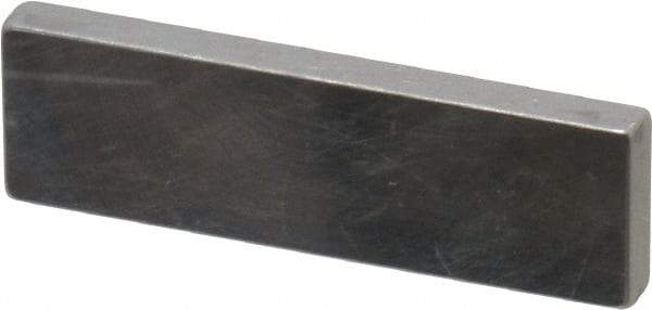 Mitutoyo - 0.112" Rectangular Steel Gage Block - Accuracy Grade AS-1, Includes Certificate of Inspection - USA Tool & Supply