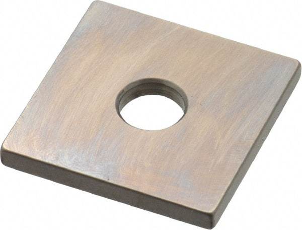 Mitutoyo - 0.105" Square Steel Gage Block - Accuracy Grade 0, Includes Certificate of Inspection - USA Tool & Supply