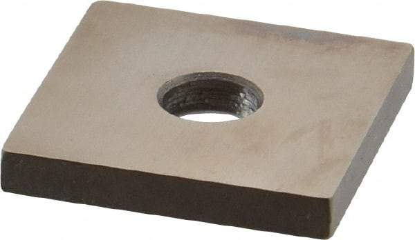 Mitutoyo - 0.136" Square Steel Gage Block - Accuracy Grade 0, Includes Certificate of Inspection - USA Tool & Supply