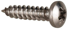 Value Collection - #4 Pan Head Phillips Sheet Metal Screw - Stainless Steel, 1/2" Length Under Head, Grade 316 - USA Tool & Supply