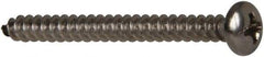 Value Collection - #6 Pan Head Phillips Sheet Metal Screw - Stainless Steel, 1-1/2" Length Under Head, Grade 316 - USA Tool & Supply