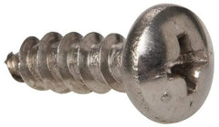 Value Collection - #10 Pan Head Phillips Sheet Metal Screw - Stainless Steel, 5/8" Length Under Head, Grade 316 - USA Tool & Supply