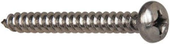 Value Collection - #12 Pan Head Phillips Sheet Metal Screw - Stainless Steel, 2" Length Under Head, Grade 316 - USA Tool & Supply