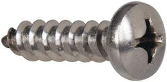 Value Collection - #14 Pan Head Phillips Sheet Metal Screw - Stainless Steel, 1" Length Under Head, Grade 316 - USA Tool & Supply