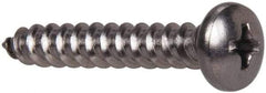 Value Collection - #14 Pan Head Phillips Sheet Metal Screw - Stainless Steel, 1-1/4" Length Under Head, Grade 316 - USA Tool & Supply
