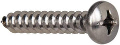Value Collection - #14 Pan Head Phillips Sheet Metal Screw - Stainless Steel, 1-1/2" Length Under Head, Grade 316 - USA Tool & Supply