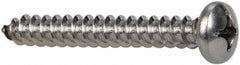 Value Collection - #14 Pan Head Phillips Sheet Metal Screw - Stainless Steel, 2" Length Under Head, Grade 316 - USA Tool & Supply