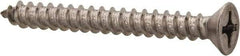 Value Collection - #12 Flat Head Phillips Sheet Metal Screw - Stainless Steel, 2" OAL, Grade 316 - USA Tool & Supply