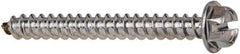 Value Collection - #12 Hex Washer Head Slotted Sheet Metal Screw - Stainless Steel, 2" Length Under Head, Grade 316 - USA Tool & Supply