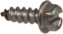 Value Collection - #14 Hex Washer Head Slotted Sheet Metal Screw - Stainless Steel, 3/4" Length Under Head, Grade 316 - USA Tool & Supply