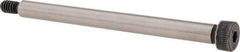 Made in USA - 1/4" Shoulder Diam x 3" Shoulder Length, #10-24 UNC, Hex Socket Shoulder Screw - 4037 Alloy Steel, Uncoated, 3/16" Head Height x 3/8" Head Diam - USA Tool & Supply