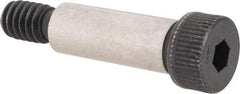 Made in USA - 5/16" Shoulder Diam x 7/8" Shoulder Length, 1/4-20 UNC, Hex Socket Shoulder Screw - 4037 Alloy Steel, Uncoated, 7/32" Head Height x 7/16" Head Diam - USA Tool & Supply