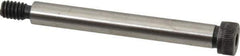 Made in USA - 5/16" Shoulder Diam x 2-1/2" Shoulder Length, 1/4-20 UNC, Hex Socket Shoulder Screw - 4037 Alloy Steel, Uncoated, 7/32" Head Height x 7/16" Head Diam - USA Tool & Supply