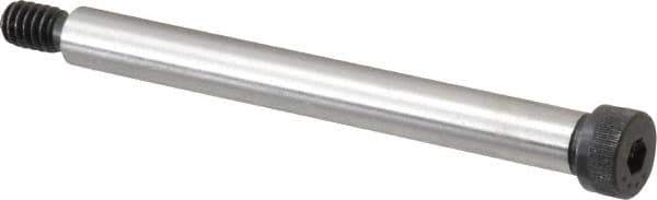 Made in USA - 5/16" Shoulder Diam x 3" Shoulder Length, 1/4-20 UNC, Hex Socket Shoulder Screw - 4037 Alloy Steel, Uncoated, 7/32" Head Height x 7/16" Head Diam - USA Tool & Supply