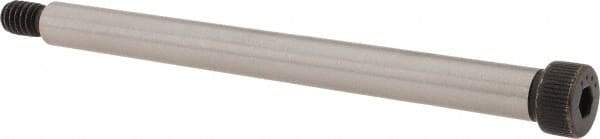 Made in USA - 5/16" Shoulder Diam x 3-3/4" Shoulder Length, 1/4-20 UNC, Hex Socket Shoulder Screw - 4037 Alloy Steel, Uncoated, 7/32" Head Height x 7/16" Head Diam - USA Tool & Supply