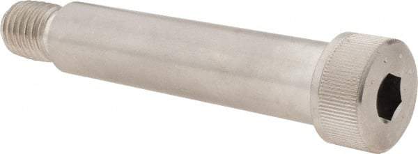 Made in USA - 3/4" Shoulder Diam x 3-1/4" Shoulder Length, 5/8-11 UNC, Hex Socket Shoulder Screw - 300, 18-8 Stainless Steel, Uncoated, 1/2" Head Height x 1" Head Diam - USA Tool & Supply
