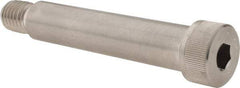 Made in USA - 3/4" Shoulder Diam x 3-1/2" Shoulder Length, 5/8-11 UNC, Hex Socket Shoulder Screw - 300, 18-8 Stainless Steel, Uncoated, 1/2" Head Height x 1" Head Diam - USA Tool & Supply