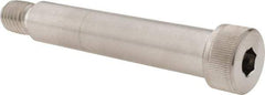 Made in USA - 3/4" Shoulder Diam x 3-3/4" Shoulder Length, 5/8-11 UNC, Hex Socket Shoulder Screw - 300, 18-8 Stainless Steel, Uncoated, 1/2" Head Height x 1" Head Diam - USA Tool & Supply