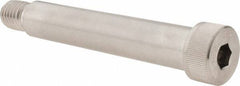 Made in USA - 3/4" Shoulder Diam x 4" Shoulder Length, 5/8-11 UNC, Hex Socket Shoulder Screw - 300, 18-8 Stainless Steel, Uncoated, 1/2" Head Height x 1" Head Diam - USA Tool & Supply
