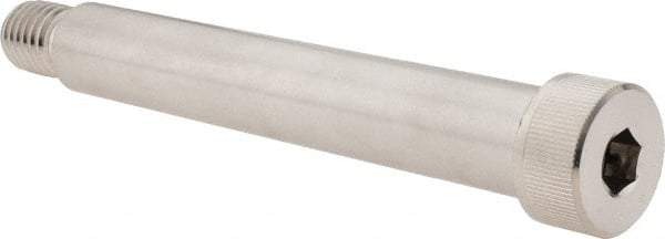 Made in USA - 3/4" Shoulder Diam x 4-3/4" Shoulder Length, 5/8-11 UNC, Hex Socket Shoulder Screw - 300, 18-8 Stainless Steel, Uncoated, 1/2" Head Height x 1" Head Diam - USA Tool & Supply