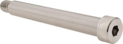 Made in USA - 3/4" Shoulder Diam x 5-1/2" Shoulder Length, 5/8-11 UNC, Hex Socket Shoulder Screw - 300, 18-8 Stainless Steel, Uncoated, 1/2" Head Height x 1" Head Diam - USA Tool & Supply