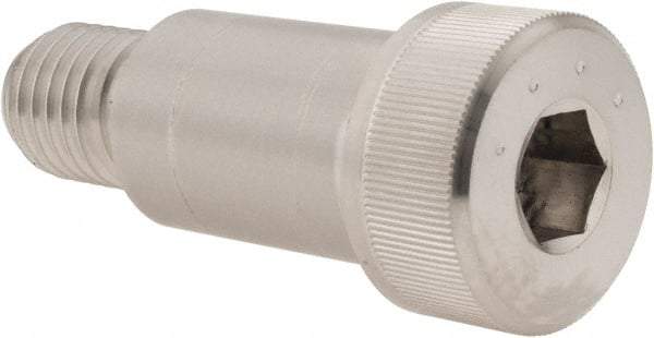 Made in USA - 1" Shoulder Diam x 1-1/2" Shoulder Length, 3/4-10 UNC, Hex Socket Shoulder Screw - 300, 18-8 Stainless Steel, Uncoated, 5/8" Head Height x 1-5/16" Head Diam - USA Tool & Supply