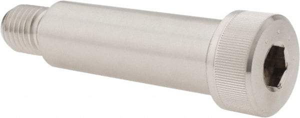 Made in USA - 1" Shoulder Diam x 3" Shoulder Length, 3/4-10 UNC, Hex Socket Shoulder Screw - 300, 18-8 Stainless Steel, Uncoated, 5/8" Head Height x 1-5/16" Head Diam - USA Tool & Supply