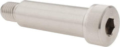 Made in USA - 1" Shoulder Diam x 3" Shoulder Length, 3/4-10 UNC, Hex Socket Shoulder Screw - 300, 18-8 Stainless Steel, Uncoated, 5/8" Head Height x 1-5/16" Head Diam - USA Tool & Supply