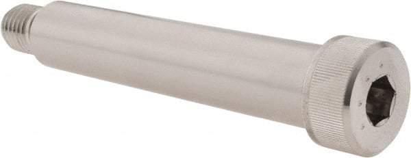 Made in USA - 1" Shoulder Diam x 5" Shoulder Length, 3/4-10 UNC, Hex Socket Shoulder Screw - 300, 18-8 Stainless Steel, Uncoated, 5/8" Head Height x 1-5/16" Head Diam - USA Tool & Supply